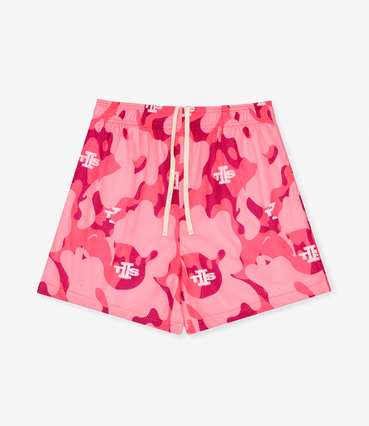 True 2 Size Essential Shorts Pink Camo