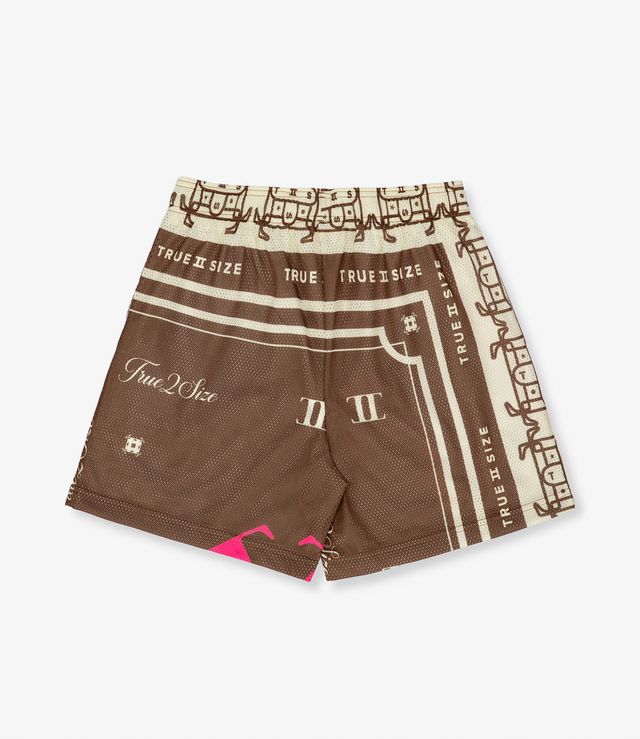 True 2 Size Essential Shorts Pink Chocolate