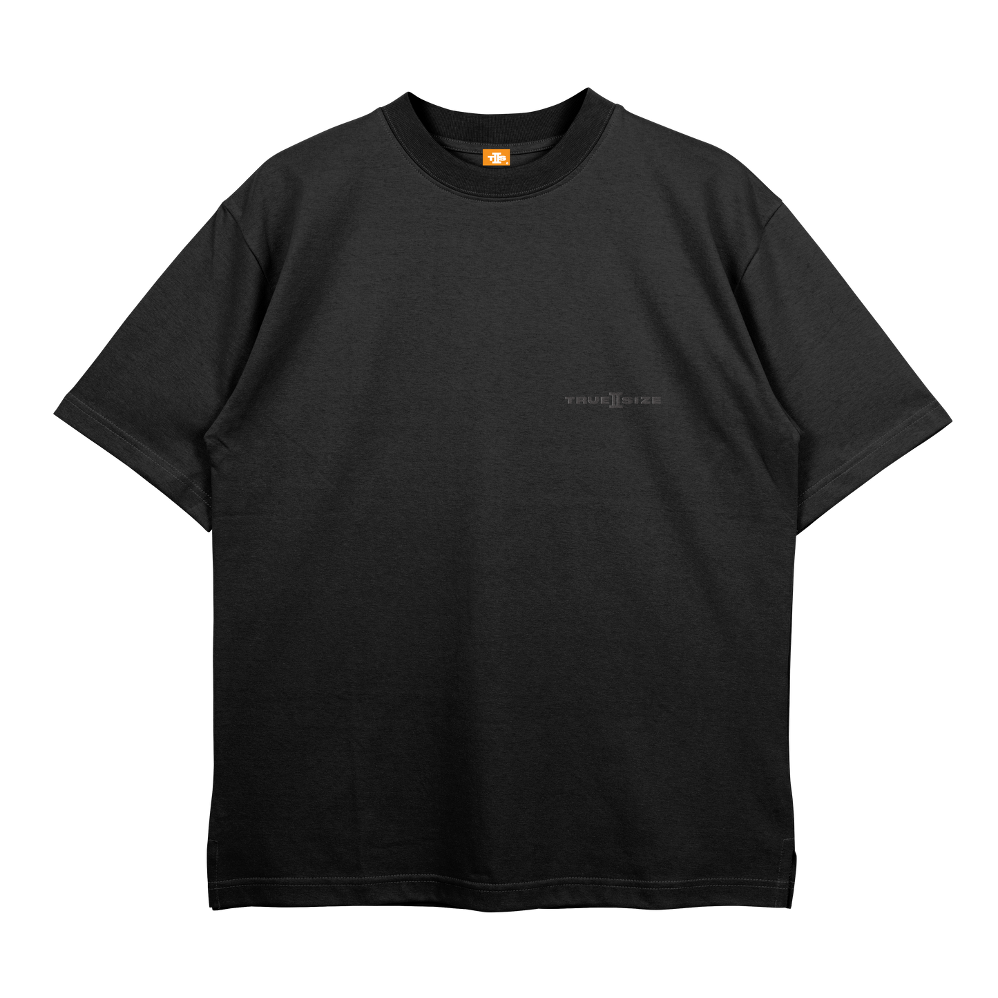 True 2 Size Essential Tee Black on Black