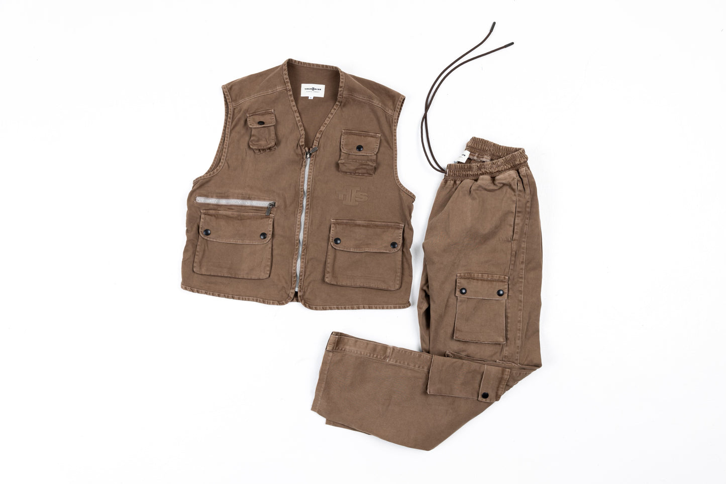 Mocha Cargo Vest