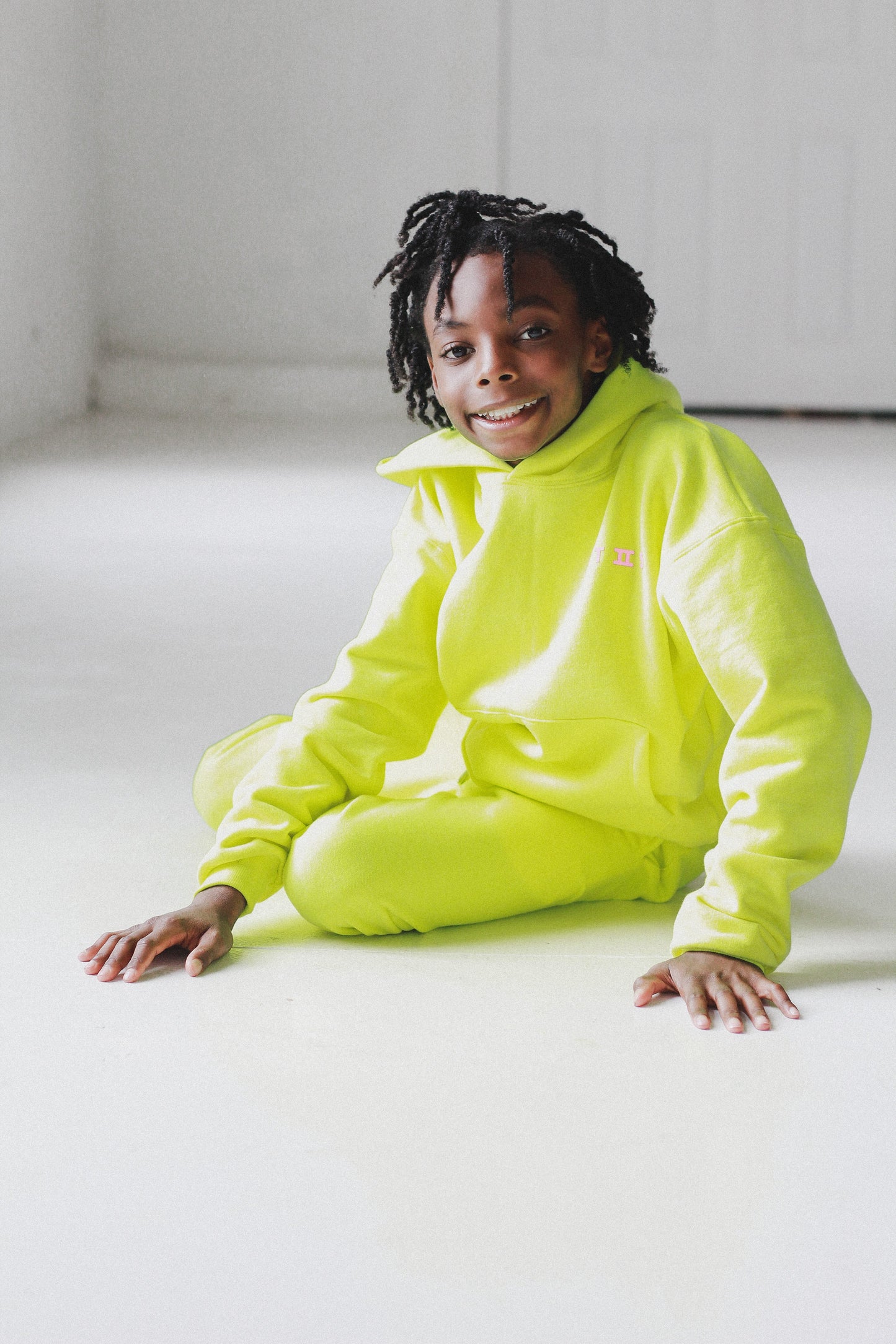 True 2 Size "Just 4Kids" Hoodie Green